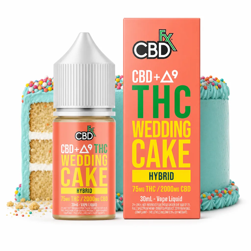 CBDfx Wedding Cake Hybrid Vape Juice