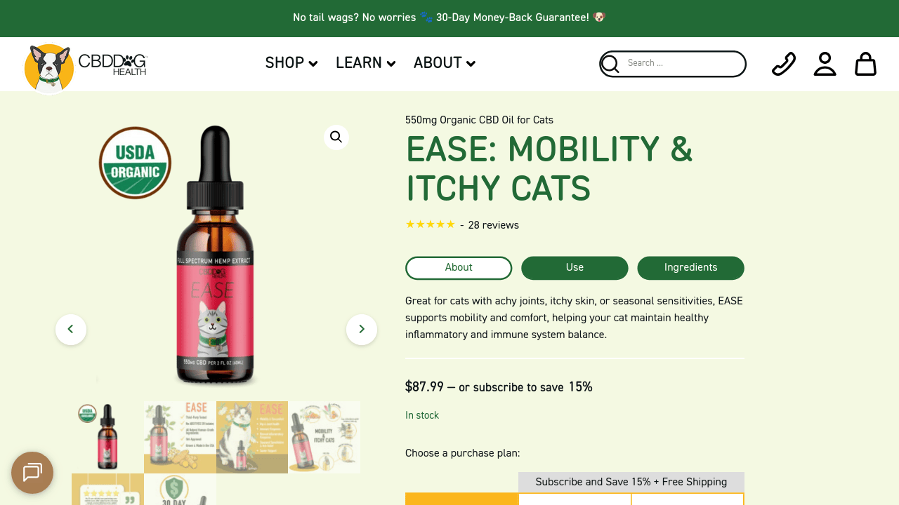 EASE: Mobility & Itchy Cats thumbnail
