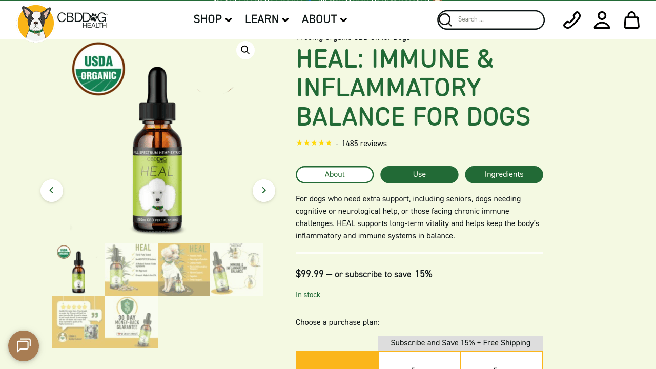 HEAL: Immune & Inflammatory Balance for Dogs thumbnail