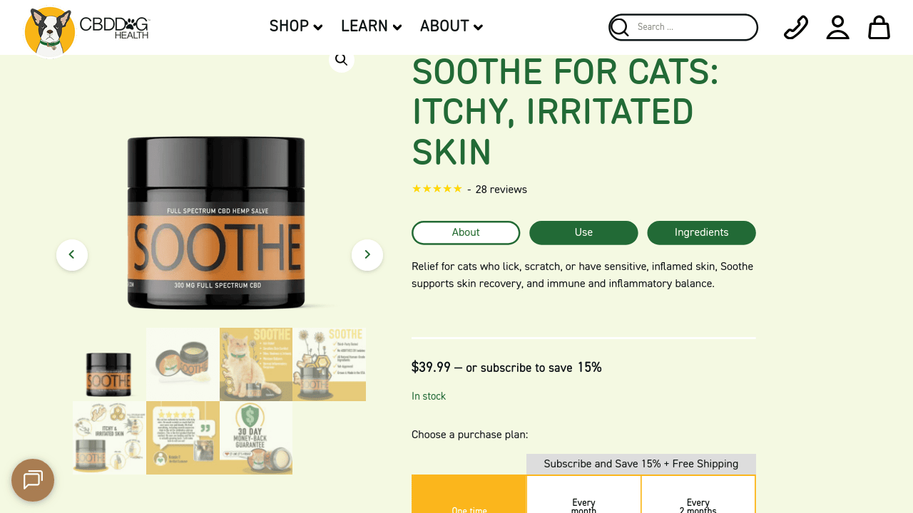 SOOTHE for Cats: Itchy, Irritated Skin thumbnail