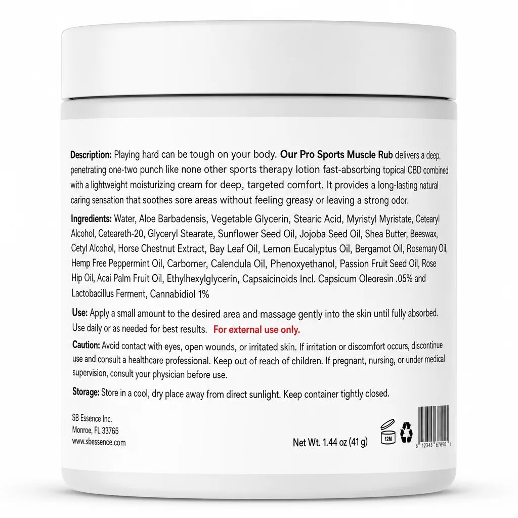 CBD Muscle & Joint Rub thumbnail