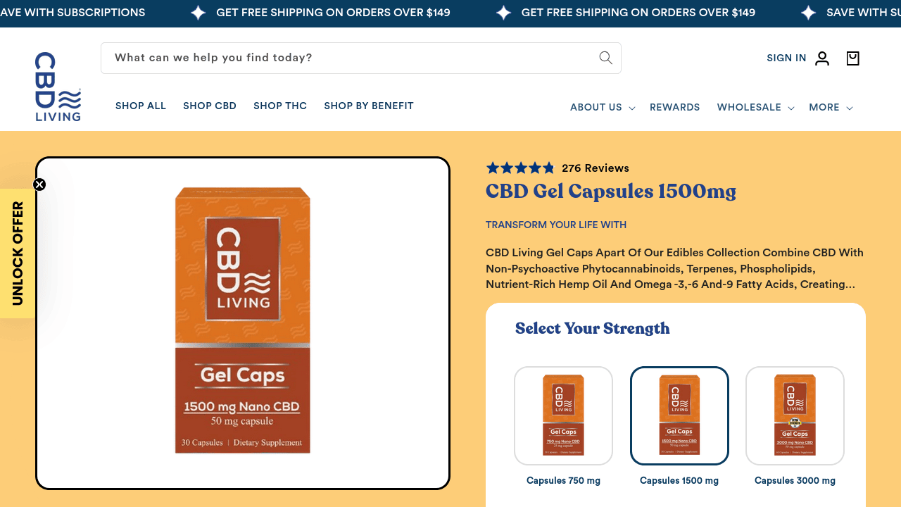 CBD Gel Capsules thumbnail