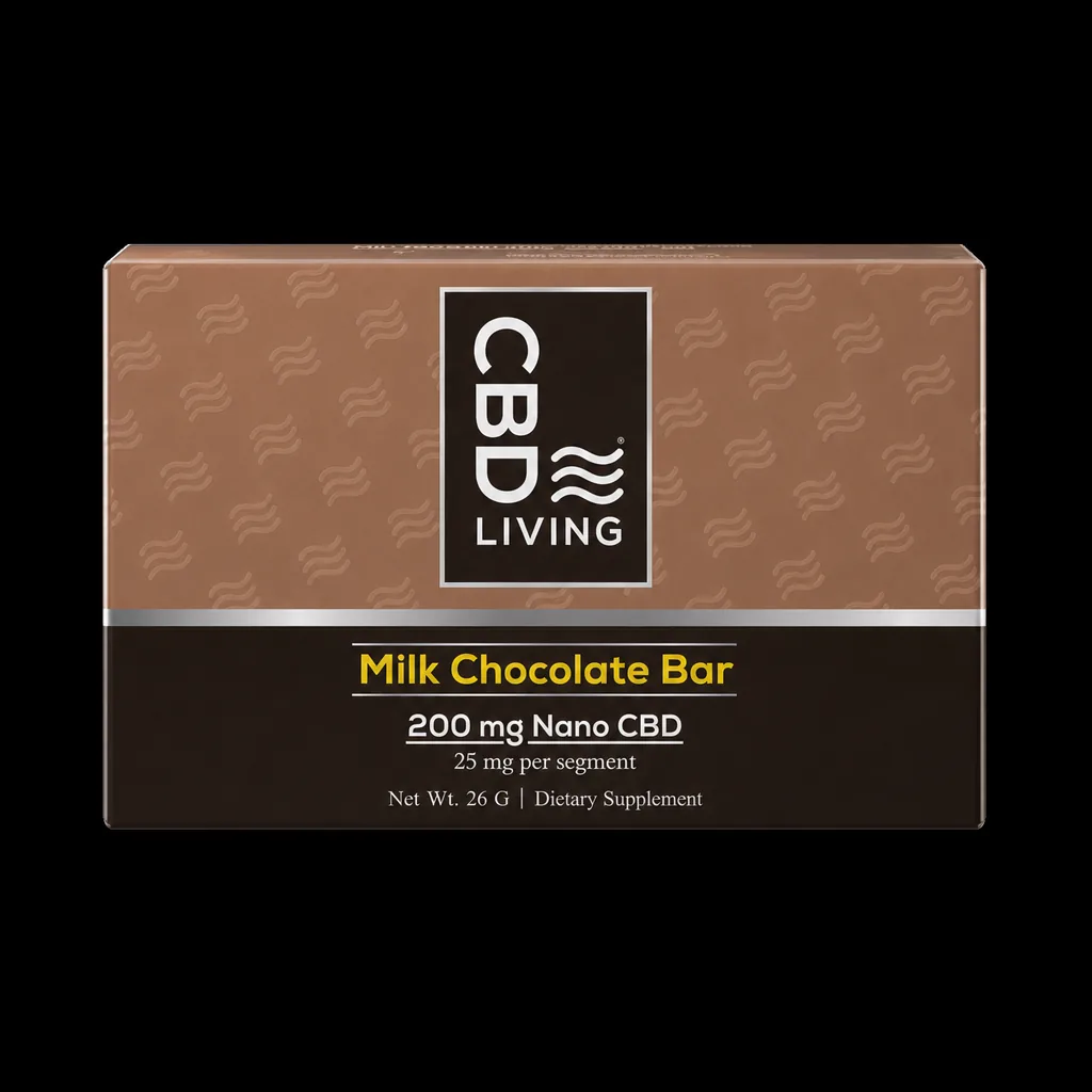 Living CBD Milk Chocolate Bar
