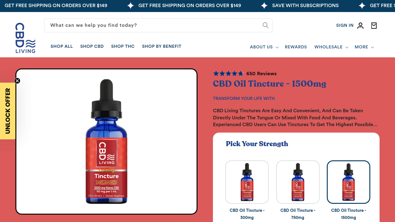 CBD Oil Tincture thumbnail