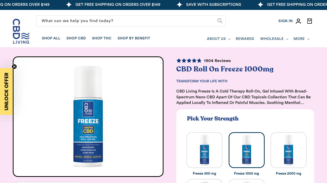 CBD Freeze Roll-On thumbnail