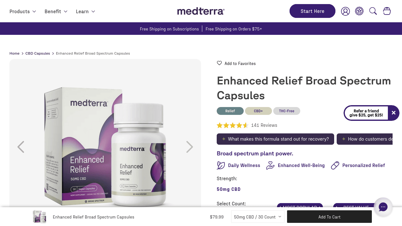 Enhanced Relief Broad Spectrum Capsules thumbnail