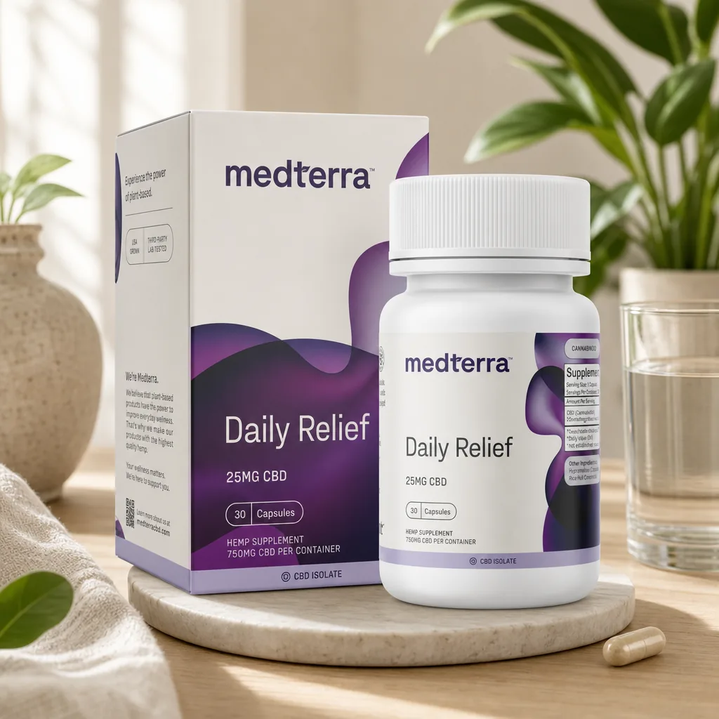 Medterra Daily Relief CBD Isolate Capsules