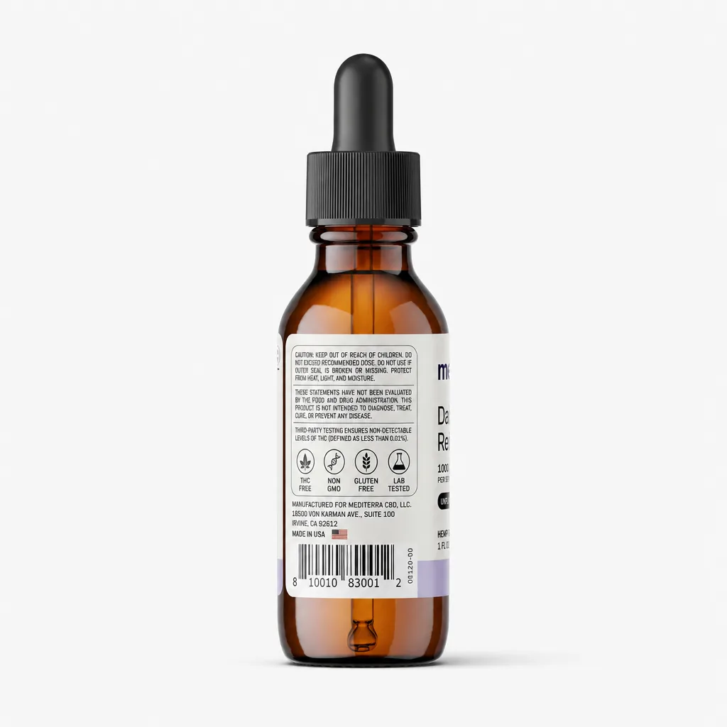Daily Relief CBD Isolate Oil thumbnail