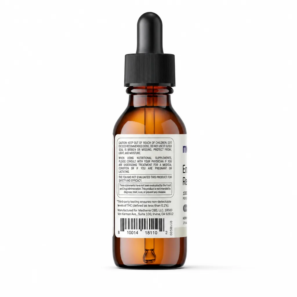Enhanced Relief Broad Spectrum CBD Oil thumbnail