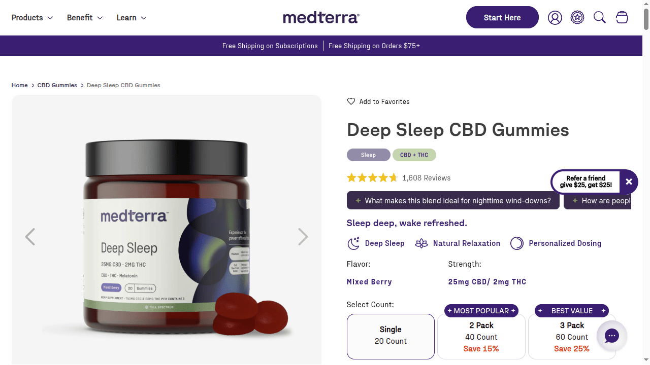 Deep Sleep CBD Gummies thumbnail