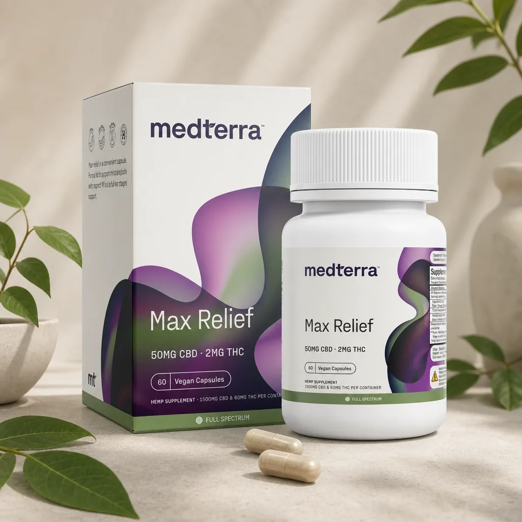 Medterra Max Relief Full Spectrum Capsules