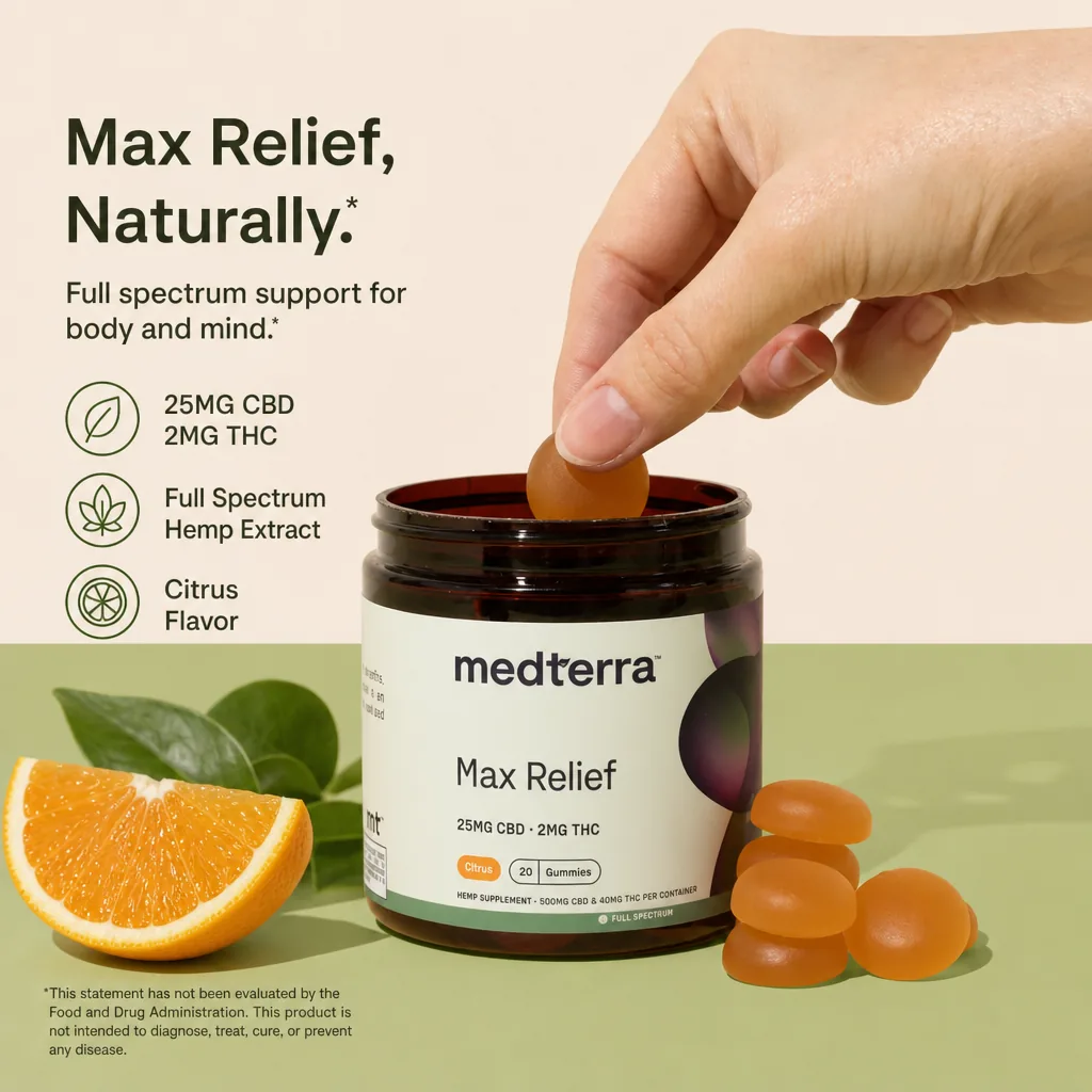 Max Relief Full Spectrum CBD Gummies thumbnail