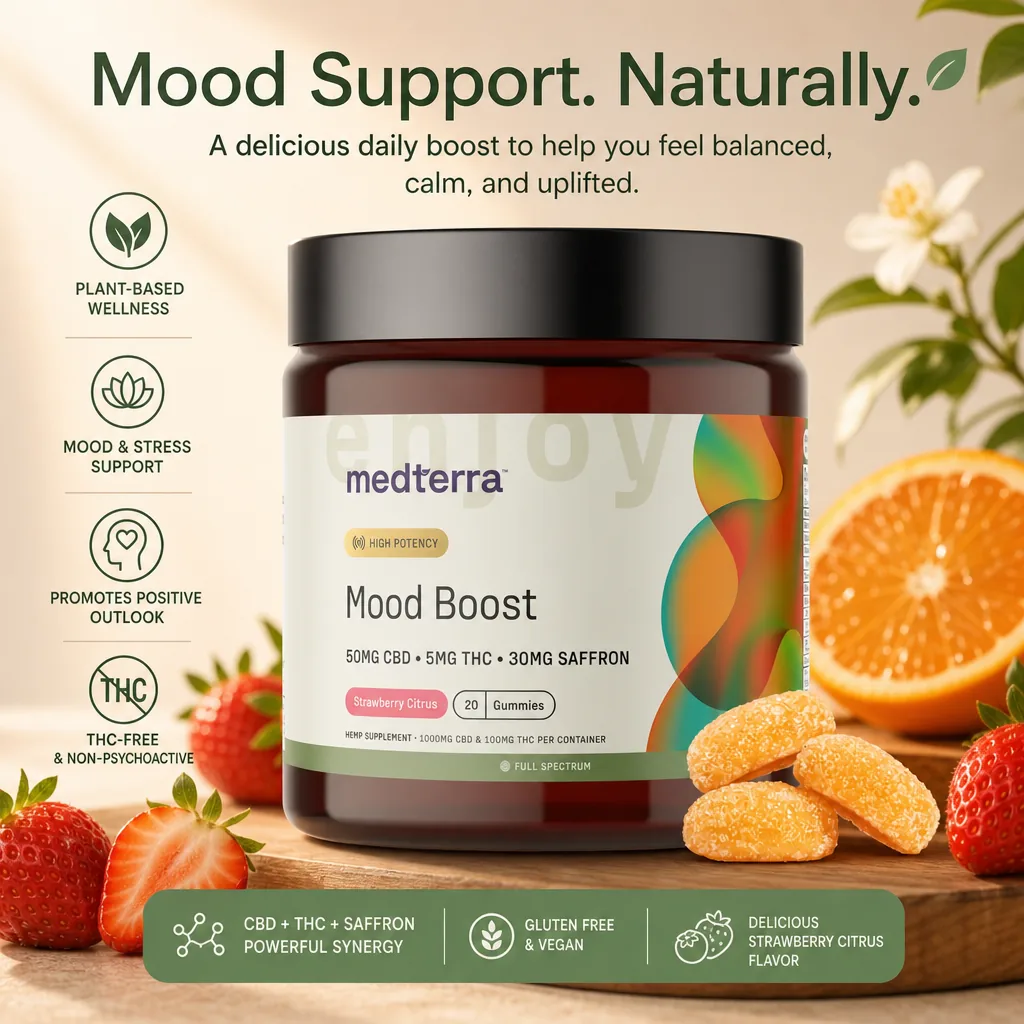 Medterra Mood Boost THC Gummies