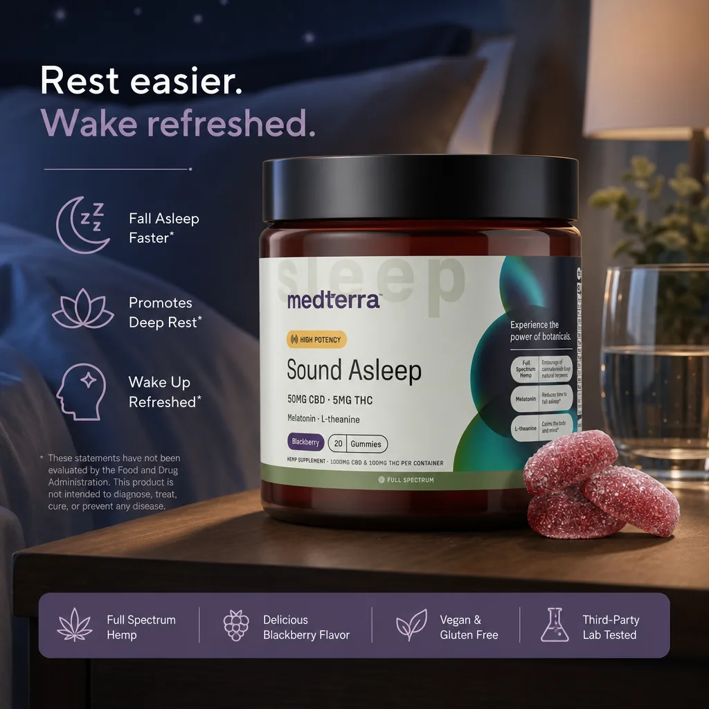 Medterra Sound Asleep THC Gummies