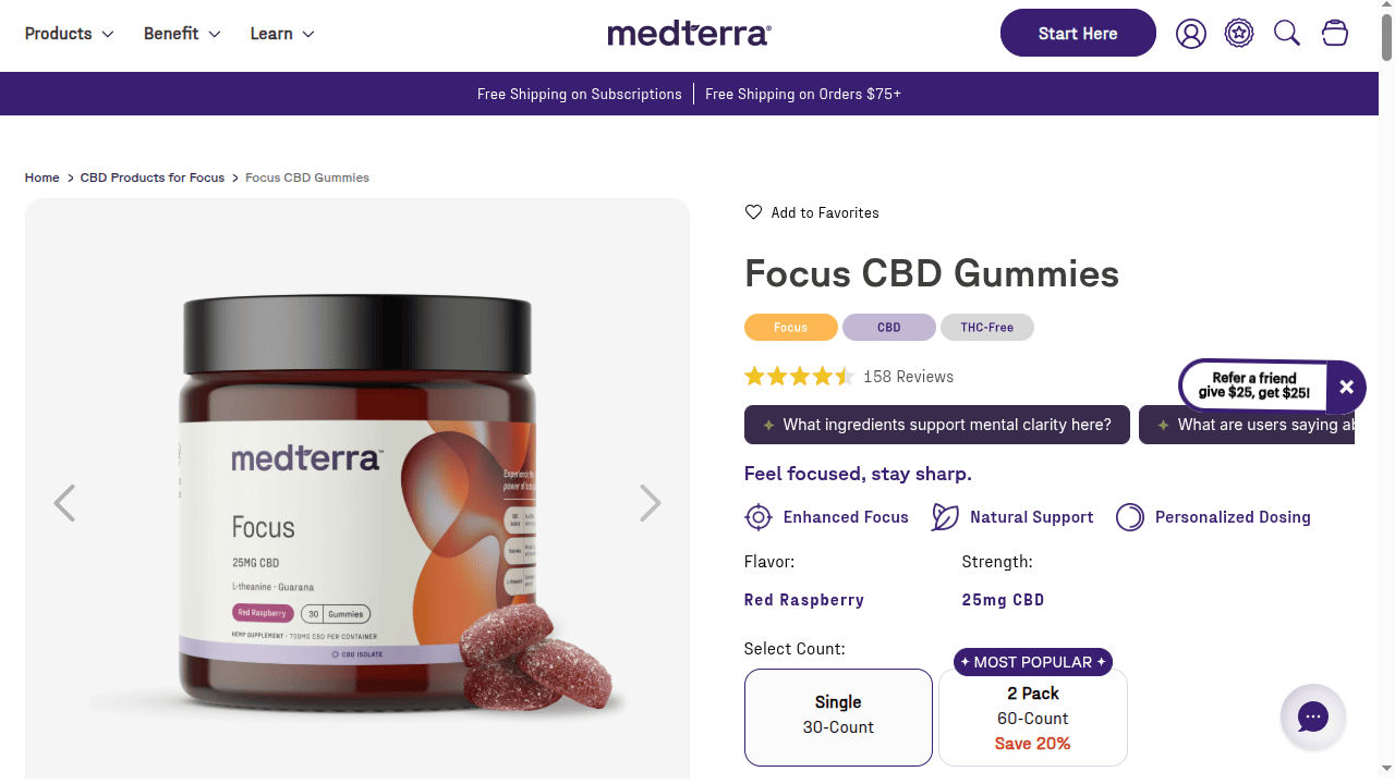 Focus CBD Gummies thumbnail