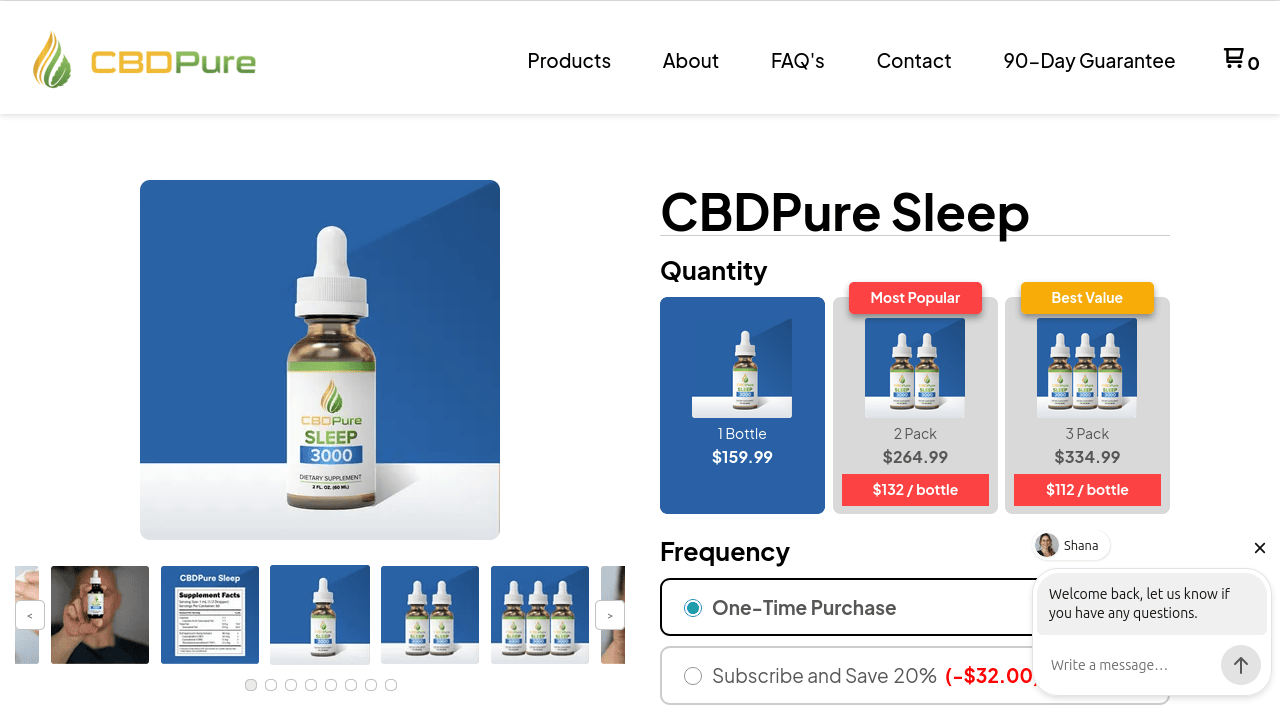 CBDPure Sleep thumbnail