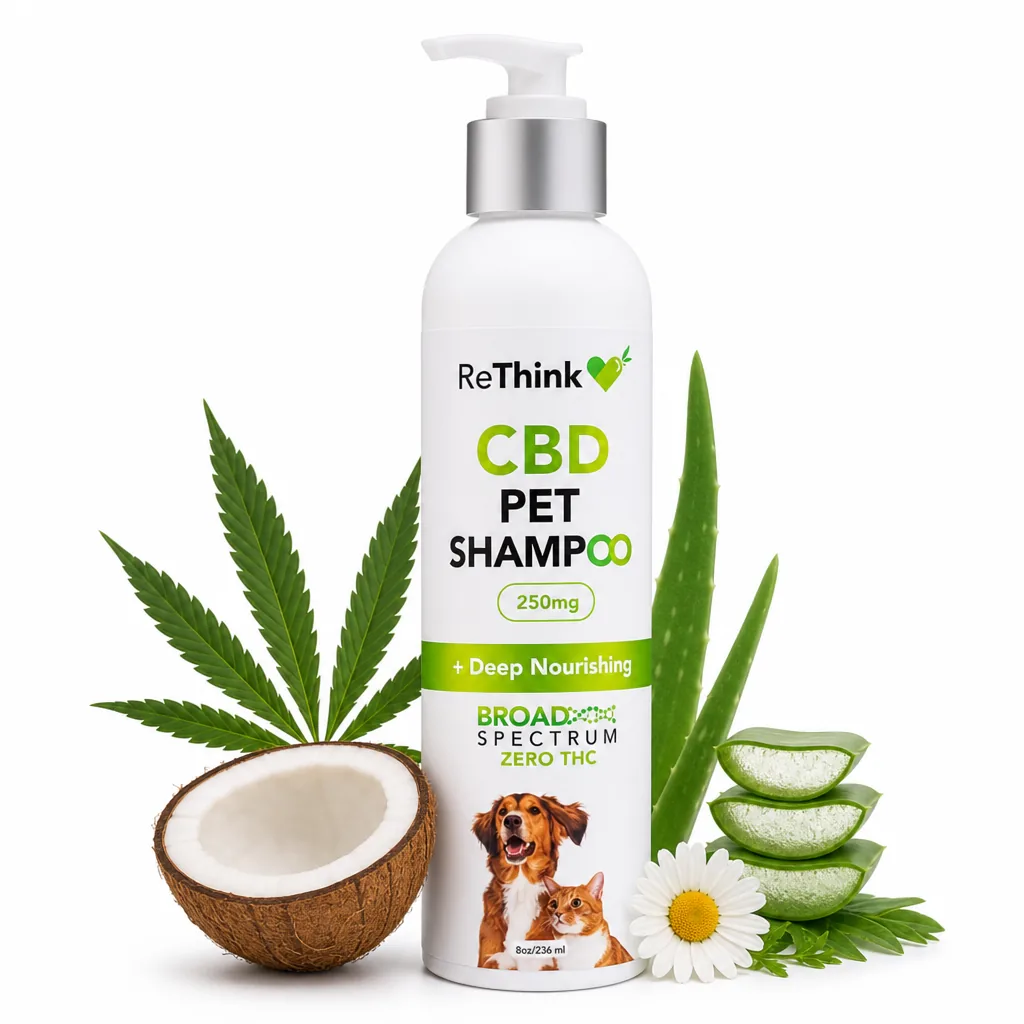ReThink CBD Deep Nourishing Pet Shampoo