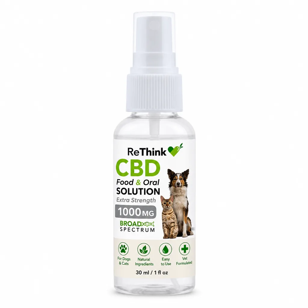 ReThink CBD Food & Oral Solution for Pets