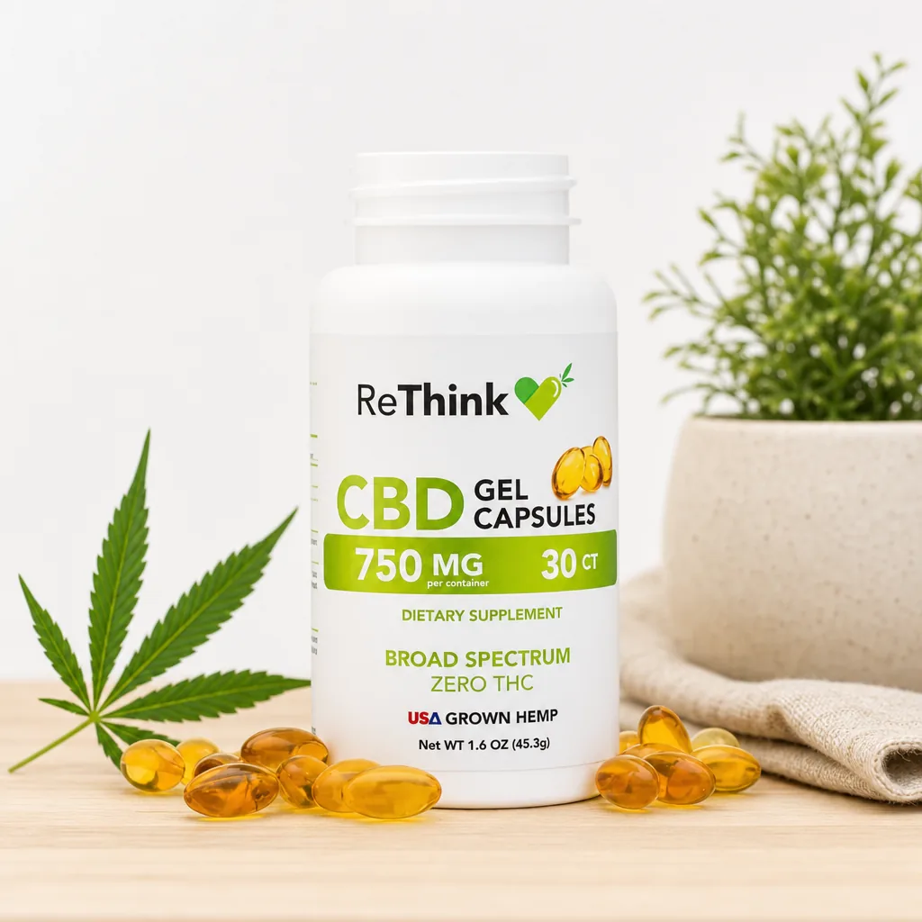 ReThink CBD Soft Gel Capsules