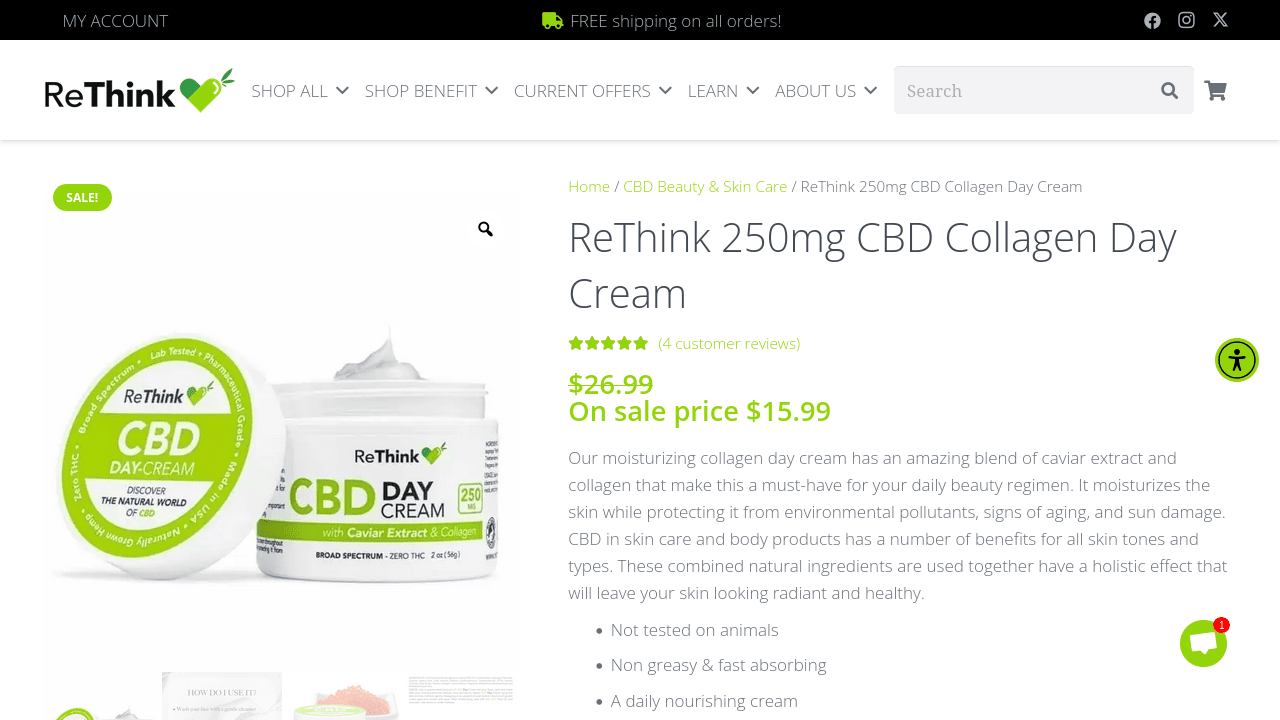 CBD Collagen Day Cream thumbnail