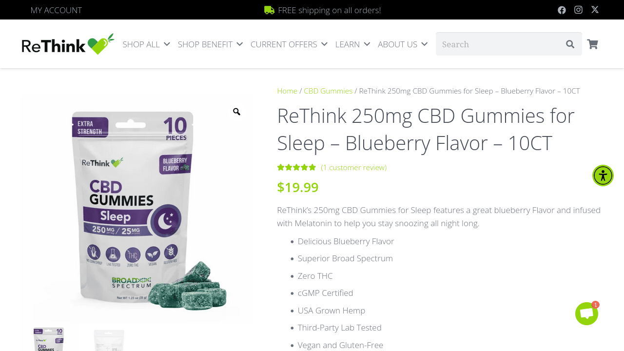 CBD Gummies for Sleep thumbnail