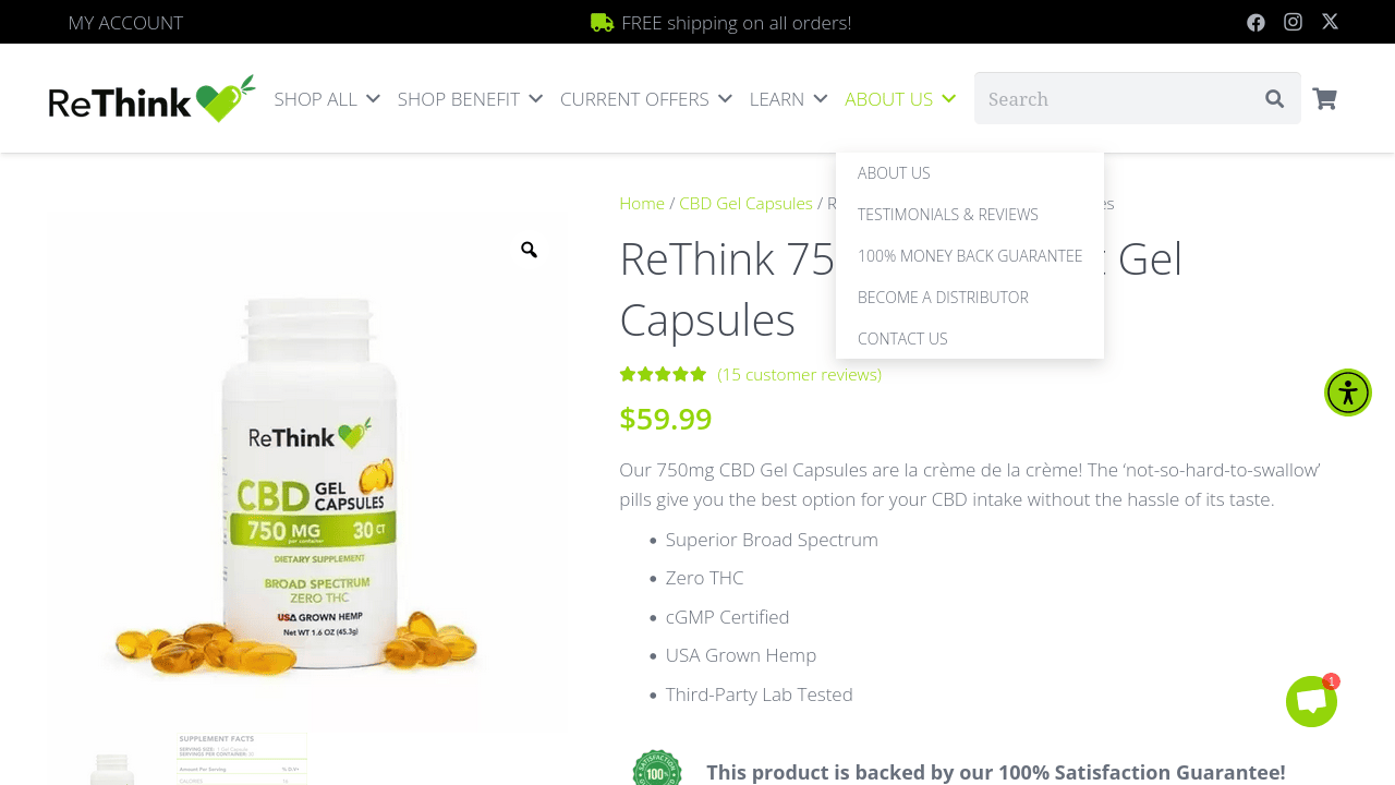 CBD Soft Gel Capsules thumbnail