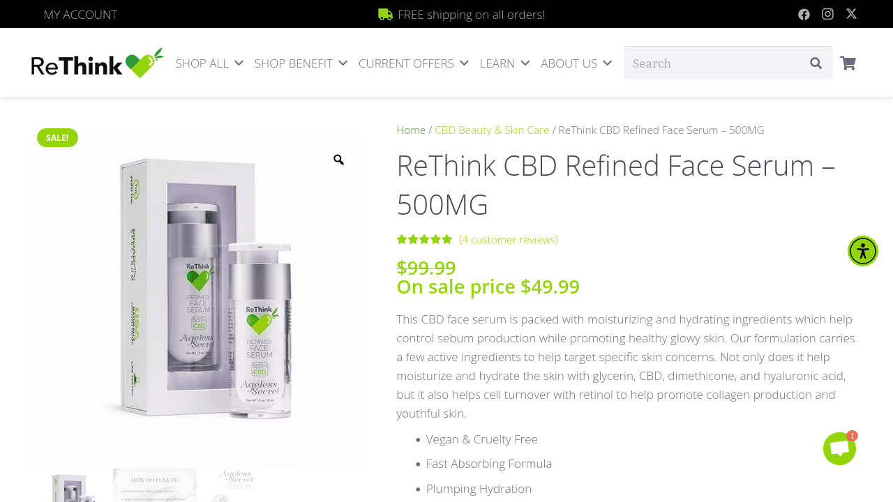 CBD Refined Face Serum thumbnail